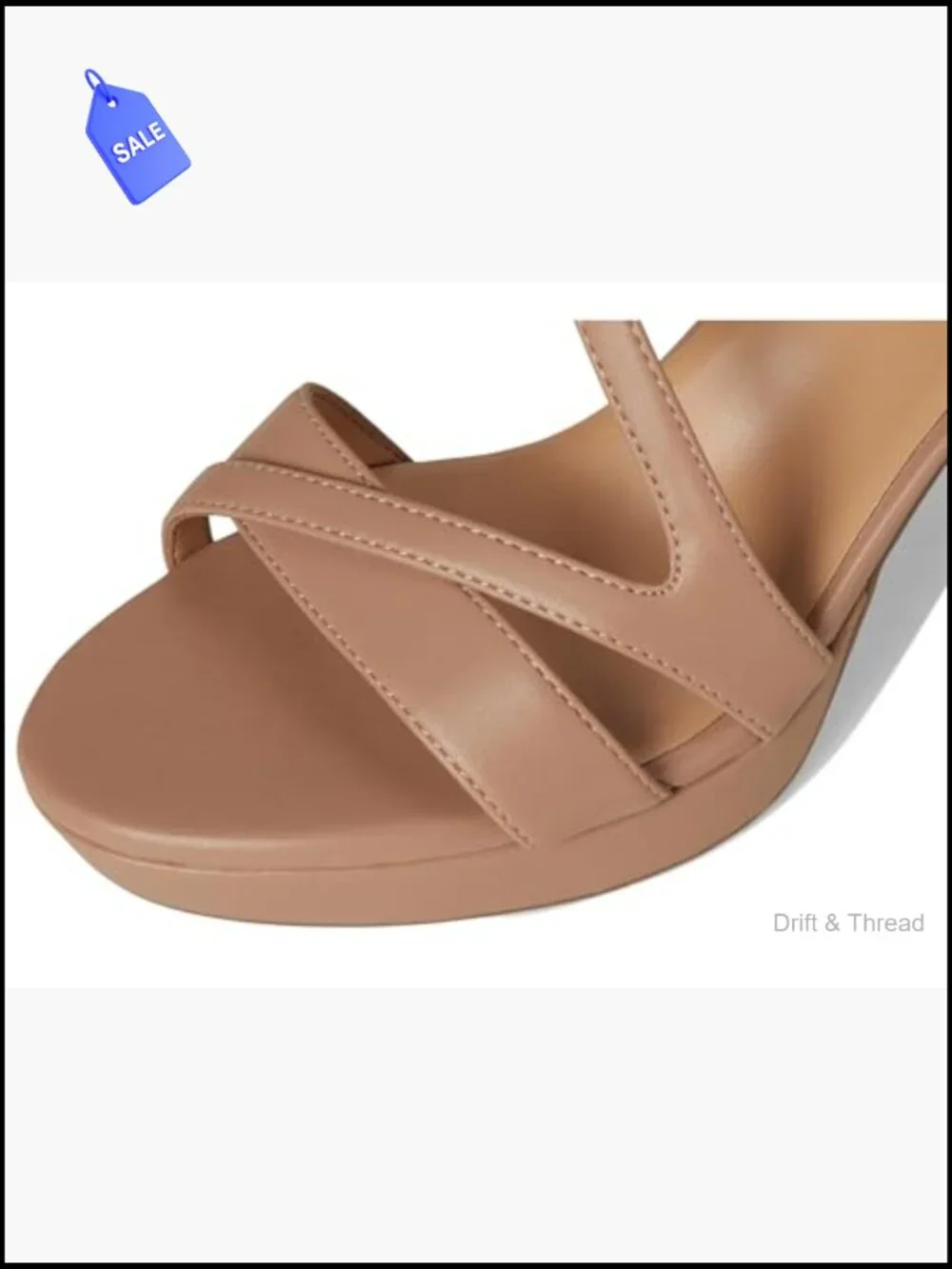 Strappy Platform Heeled Sandals Slingback Dress Shoes